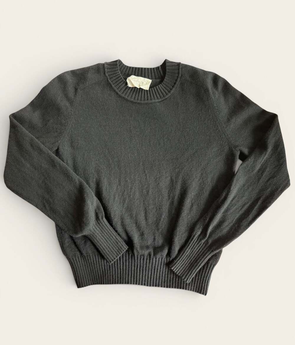 Everlane Re-Cashmere Crewneck Sweater Black Size S
